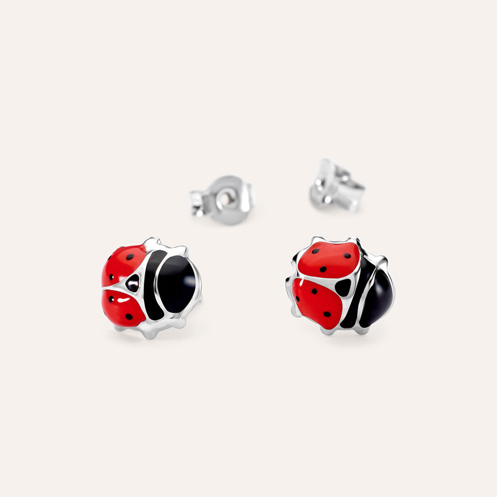 Orecchini Lobo Silver Baby Argento Rodiato