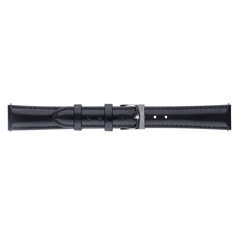 Cinturino in pelle lucida nera e chiusura easy click - Cinturini per Orologi Donna | Stroili
