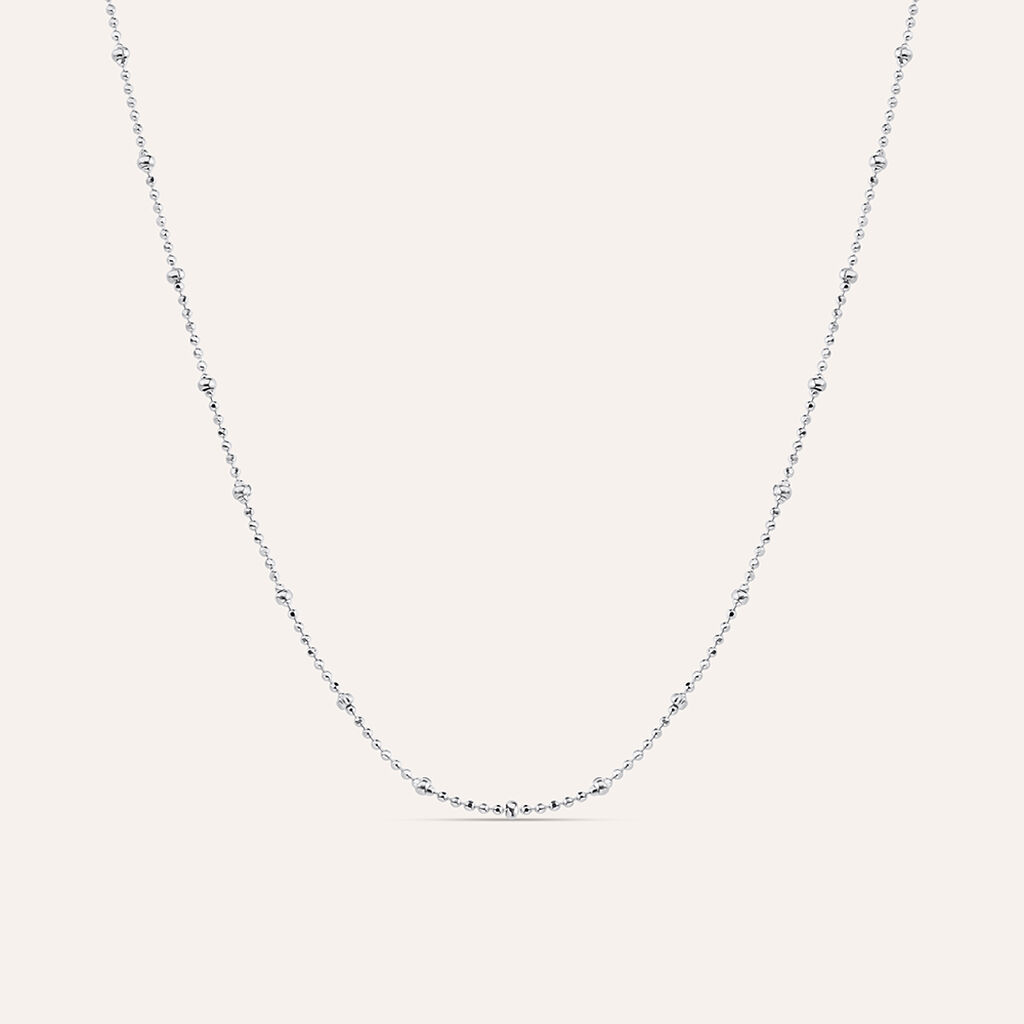 Catenina Love Beats Argento Rodiato