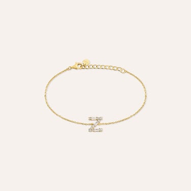 Bracciale Silver Glow Argento Dorato Cubic Zirconia