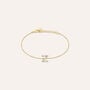 Bracciale Silver Glow Argento Dorato Cubic Zirconia