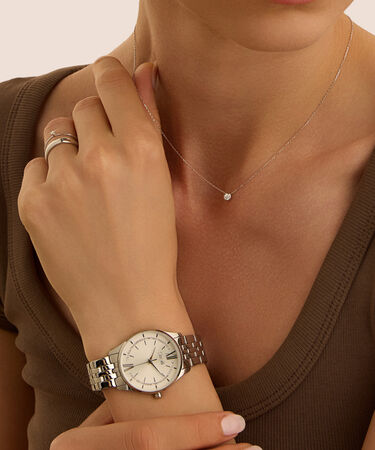 Anello Solitario Grace Oro Bianco Diamante