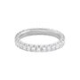 Anello eternity in oro bianco e diamanti 0.90 ct