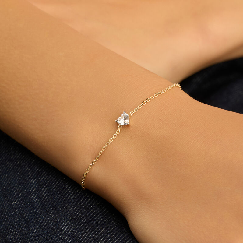 Bracciale Punto Luce Claire Oro Giallo Cubic Zirconia - Bracciali Amicizia Donna | Stroili