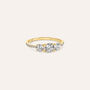 Anello Trilogy Claire Oro Giallo Cubic Zirconia