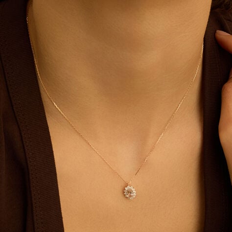 Collana Jasmine Oro Rosa Morganite Diamante - Collane Donna | Stroili