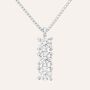 Collana Trilogy Claire Oro Bianco Cubic Zirconia