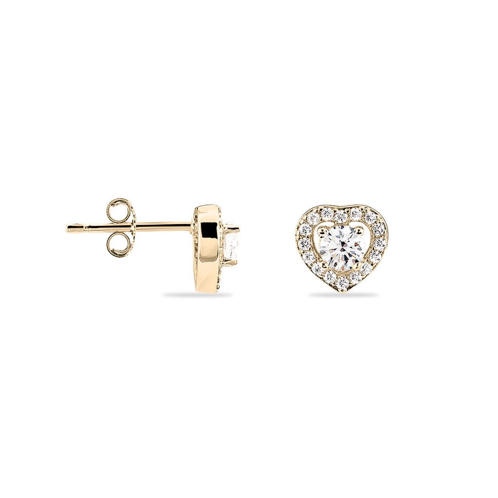 Orecchini Lobo Golden Dream Placcato Oro Giallo Cubic Zirconia - Orecchini a Lobo Donna | Stroili