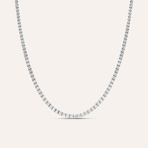 Collana Tennis Diamade Oro Bianco Diamante Lab-Grown - Collane Tennis Donna | Stroili