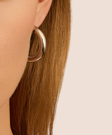 Orecchini A Cerchio Silver Collection Argento Rodiato