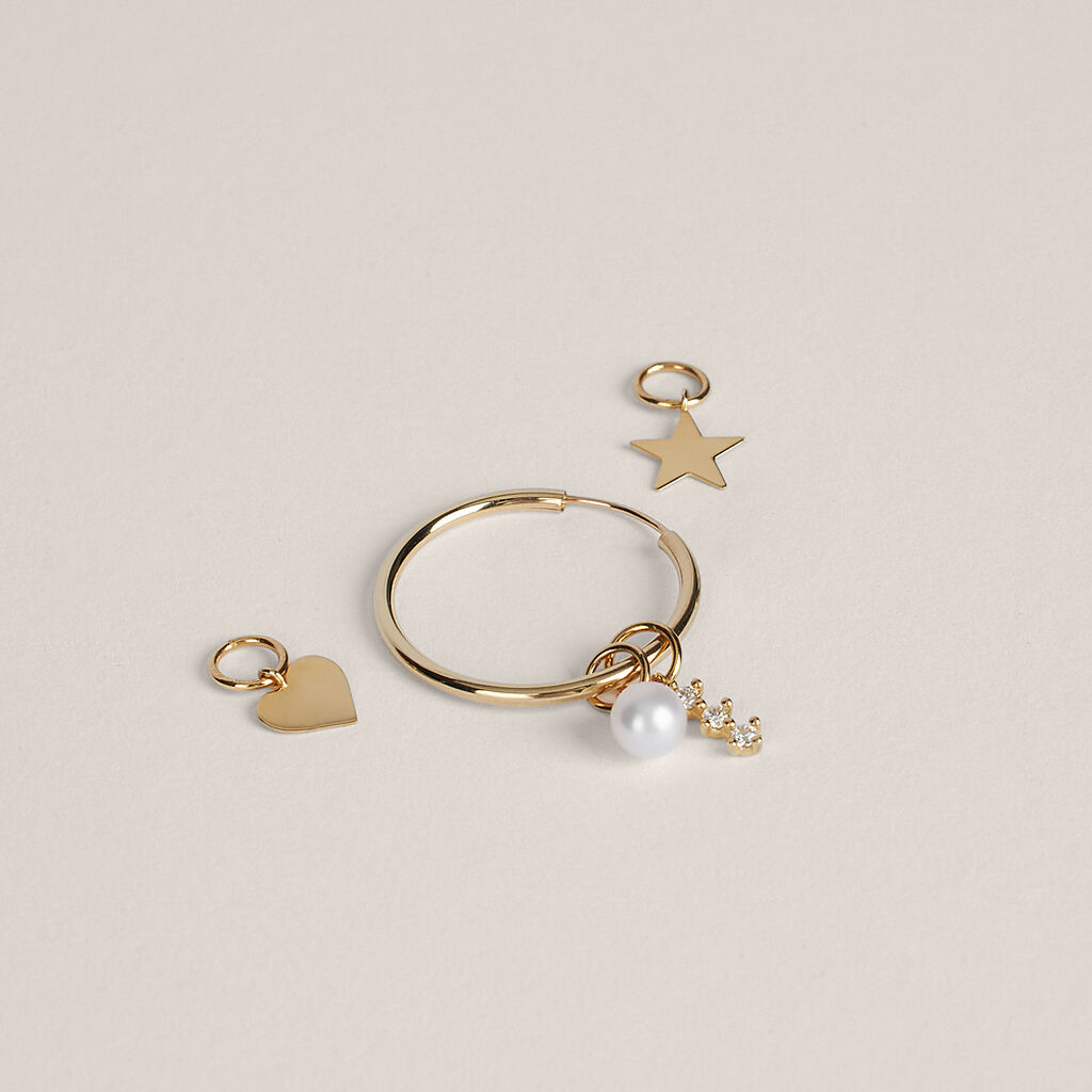 Charm Toujours Oro Giallo Perla D'Acqua Dolce - Orecchini Componibili Donna | Stroili