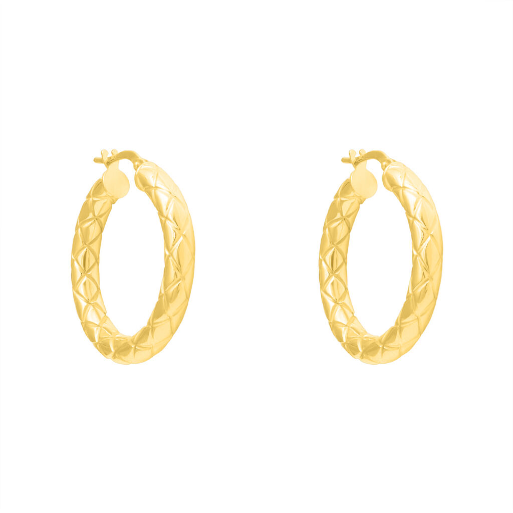 Orecchini A Cerchio Toujours Oro Giallo - Orecchini a Cerchio Donna | Stroili