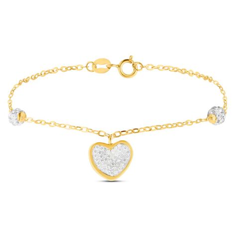 Bracciale Crystal Gold Oro Giallo Cristallo - Bracciali Love Donna | Stroili