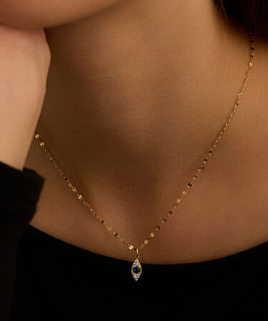 Pendente Po&egrave;me Oro Giallo Cubic Zirconia