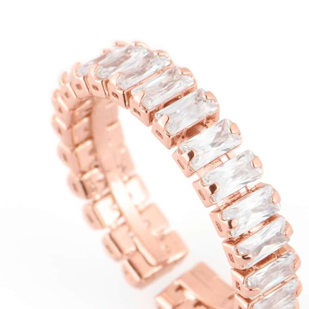 Anello Eternity Romantic Shine Metallo Cristallo - Anelli Eternity Donna | Stroili