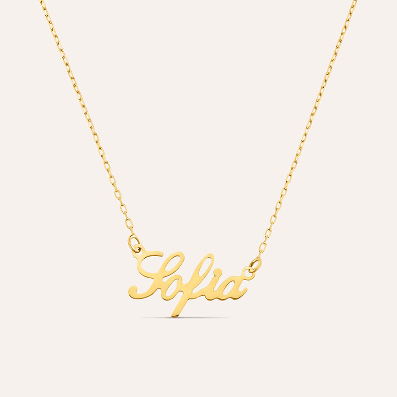 Collana Sofia Gold Names Oro Giallo - Collane Unisex | Stroili