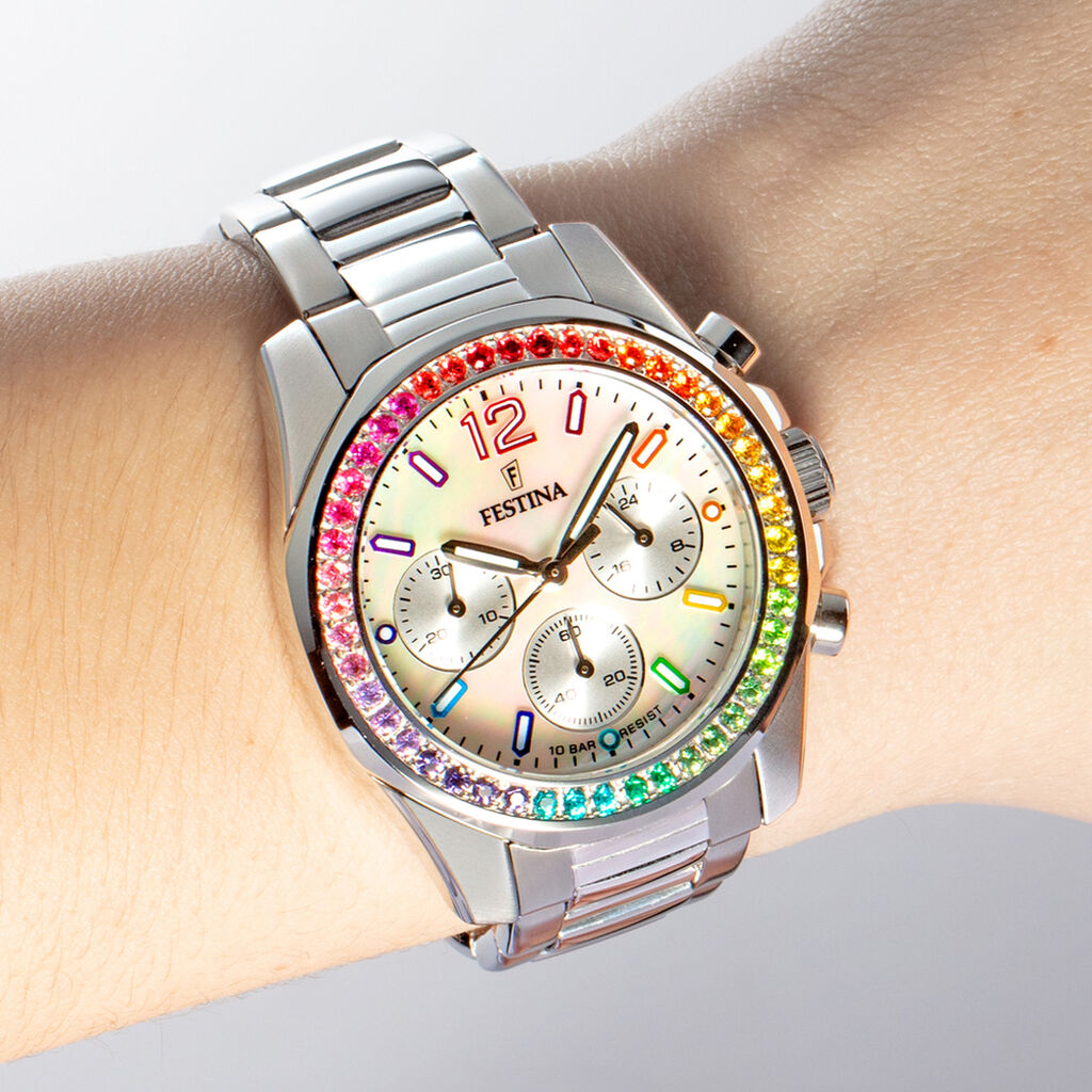 Orologio Al Quarzo Festina Rainbow F20606/2 - Orologi Cronografo Donna | Stroili