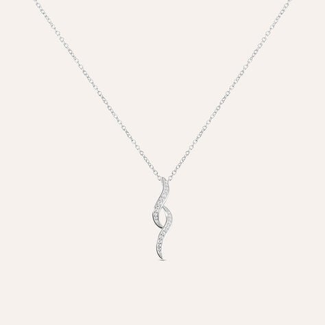 Collana Silver Shine Argento Rodiato Cubic Zirconia - Collane Donna | Stroili