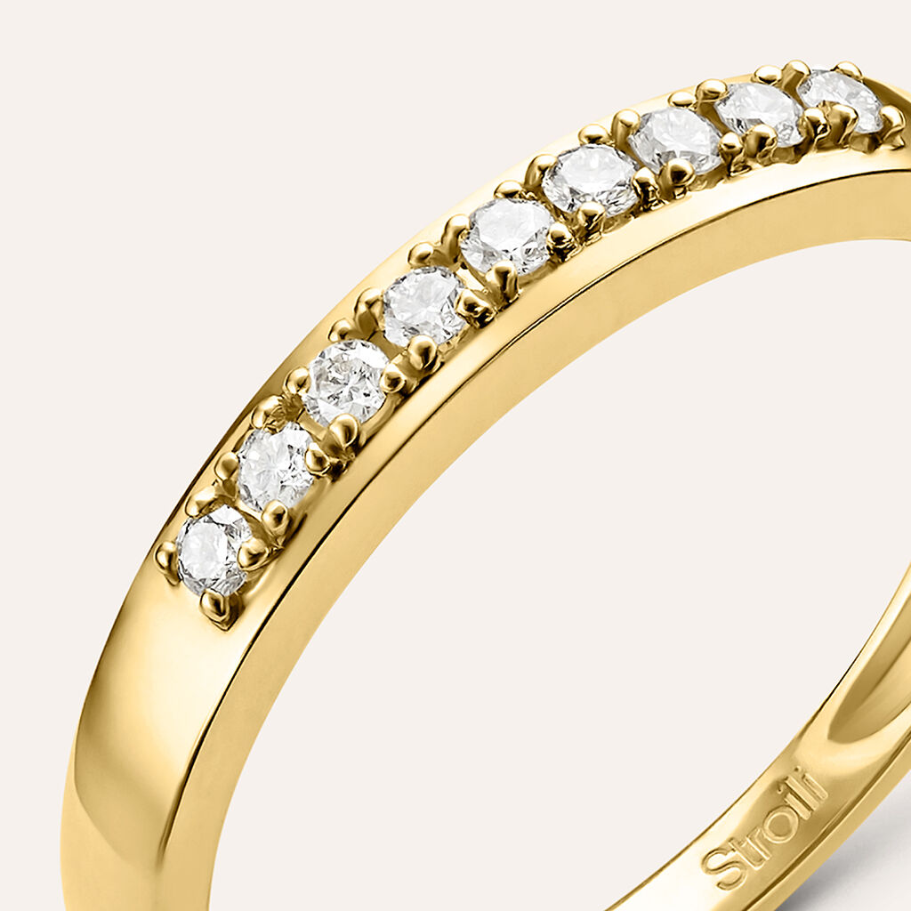 Anello Riviere Firmamenti Oro Giallo Diamante - Anelli Riviere Donna | Stroili