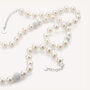 Collana Silver Pearls Argento Rodiato Perla sintentica