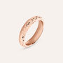 Fede Classica Leggera Diamantata 4 mm Oro Rosa