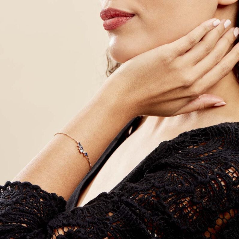 Bracciale Golden Dream Placcato Oro Giallo Vetro Cubic Zirconia Cubic Zirconia - Bracciali Amicizia Donna | Stroili