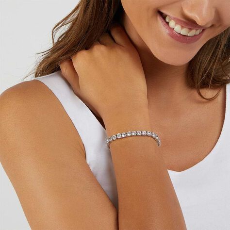 Bracciale Tennis Silver Elegance Argento Rodiato Cubic Zirconia - Bracciali Tennis Donna | Stroili