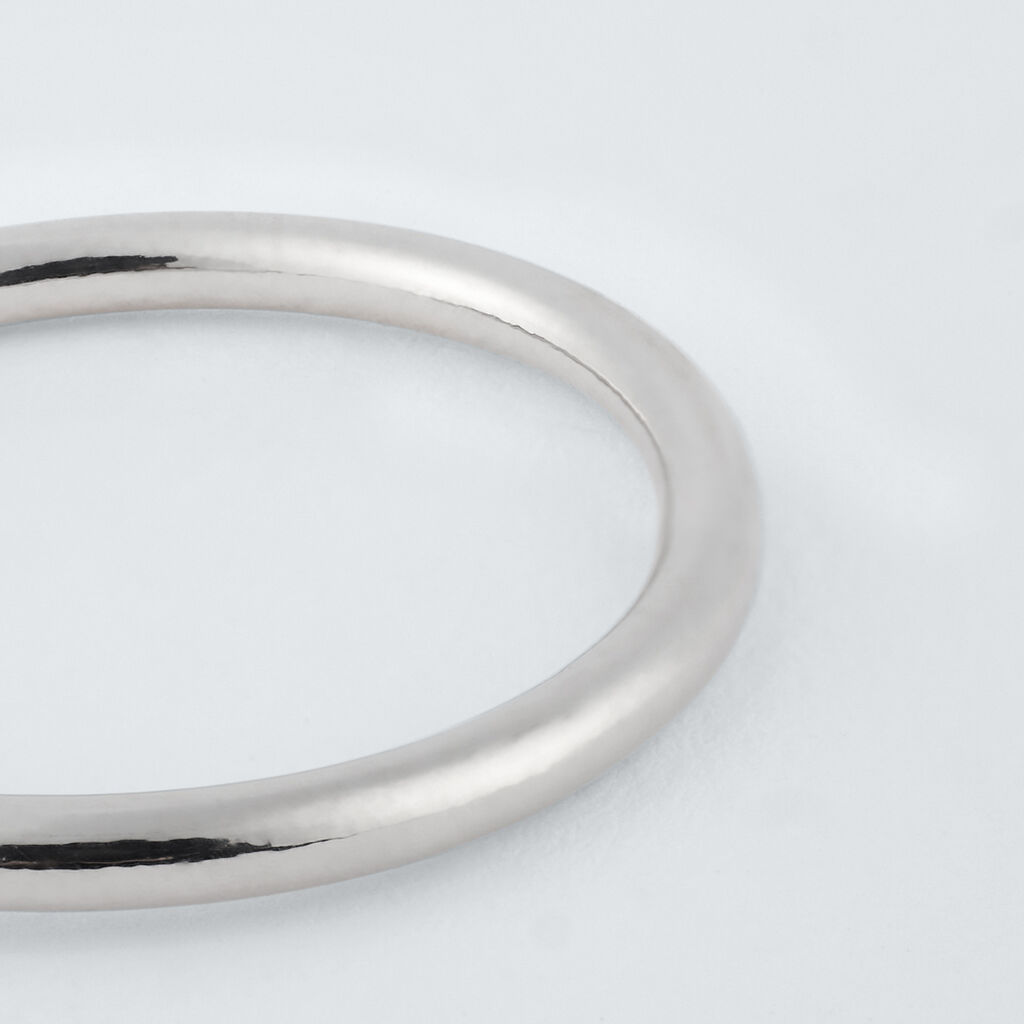 Orecchini A Cerchio Toujours Oro Bianco - Orecchini a Cerchio Donna | Stroili