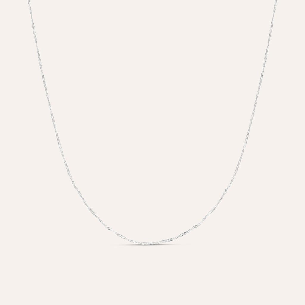 Catenina Po&egrave;me Oro Bianco