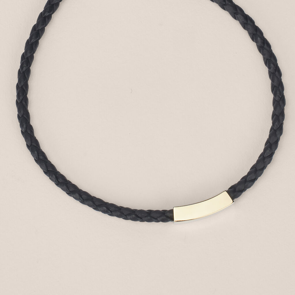 Bracciale Con Targhetta L'homme Or Oro Giallo - Bracciali Uomo | Stroili