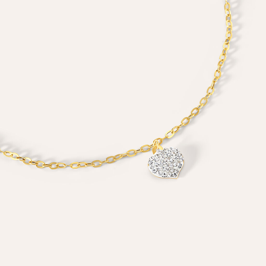 Bracciale Mon Petit Oro Giallo Cristallo - Bracciali Love Bambino | Stroili
