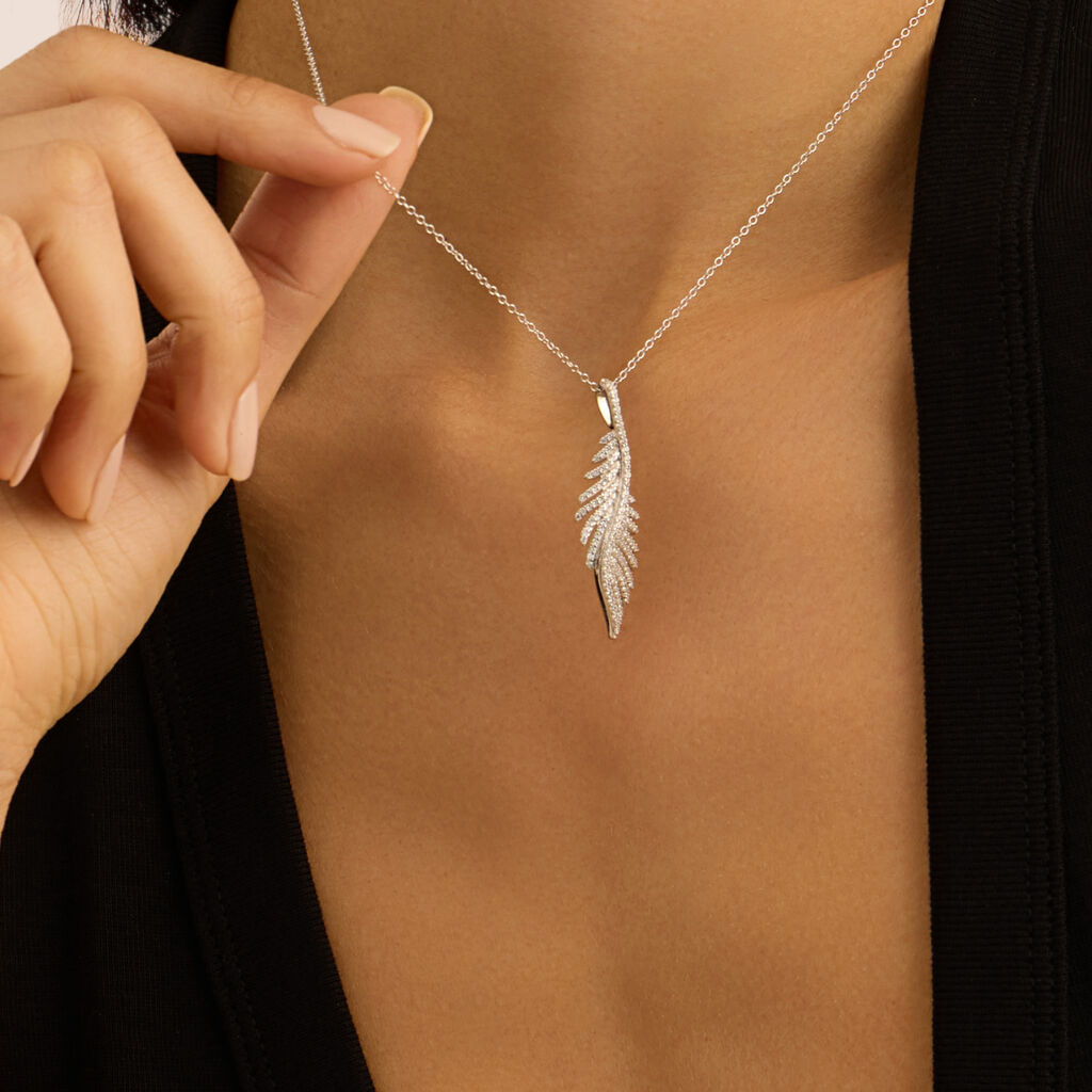 Collana Silver Shine Argento Rodiato Cubic Zirconia