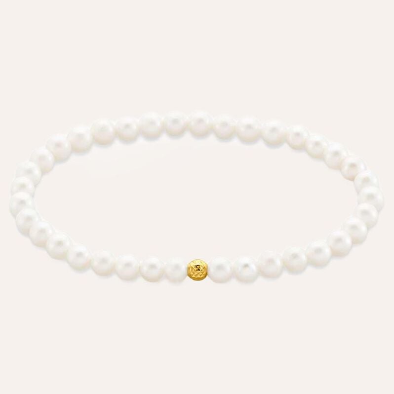 Bracciale Gabrielle Oro Giallo Perla D'Acqua Dolce - Bracciali Donna | Stroili
