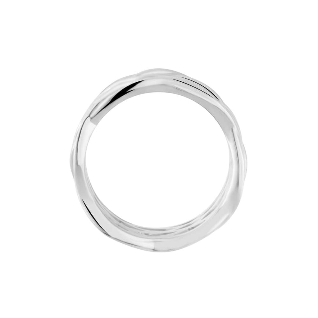 Anello Fascia Lady Code Acciaio - Anelli Intrecciati Donna | Stroili