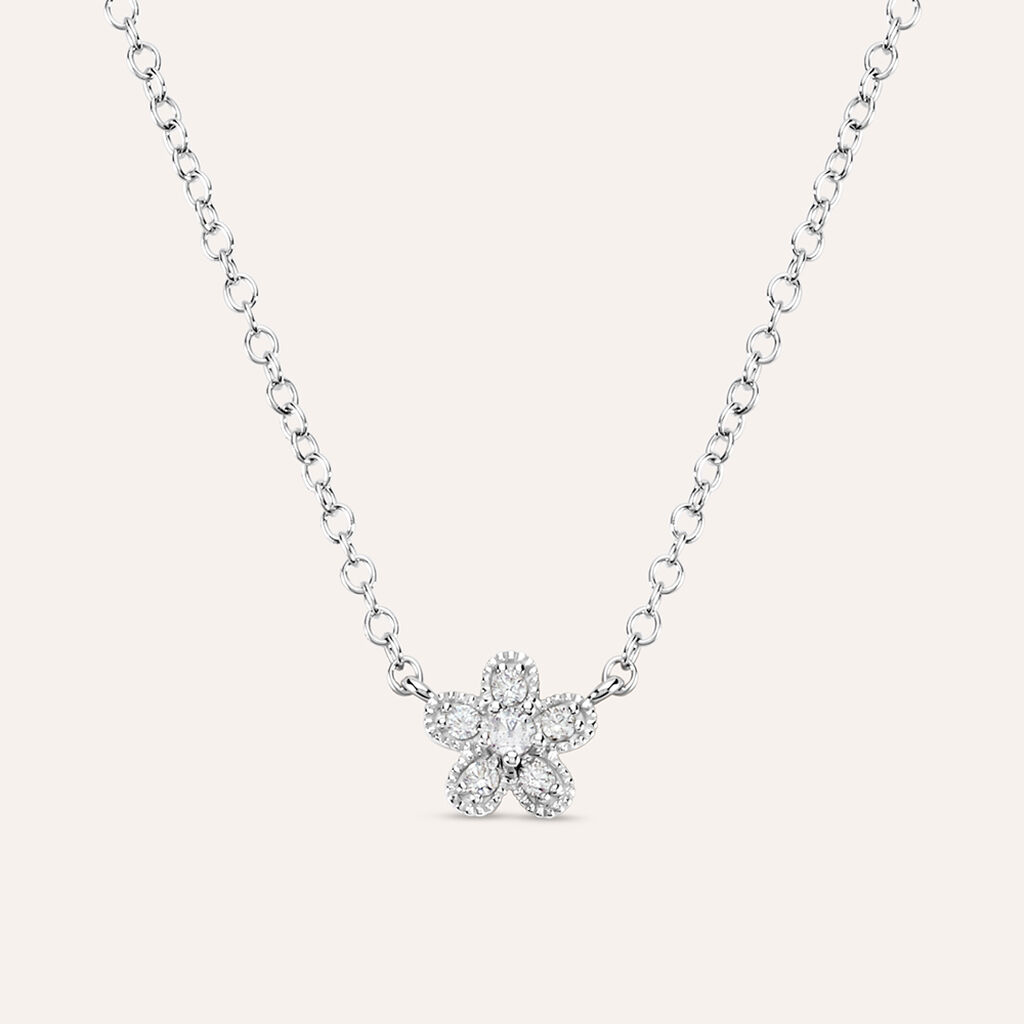 Collana Silver Baby Argento Rodiato Cubic Zirconia