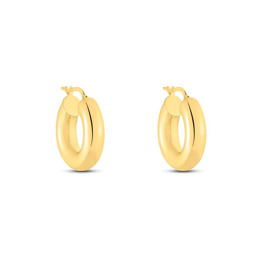 Orecchini A Cerchio Toujours Oro Giallo - Orecchini a Cerchio Donna | Stroili