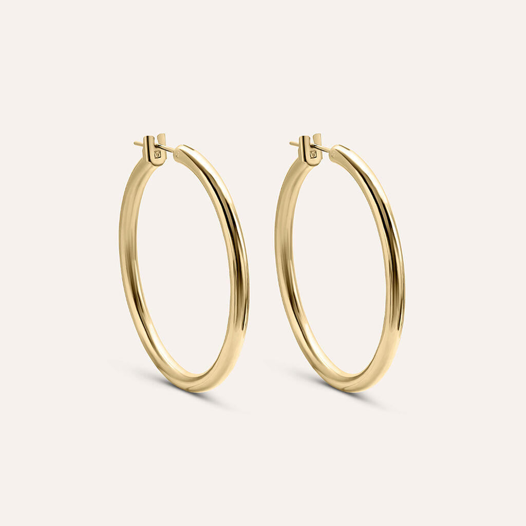 Orecchini A Cerchio Golden Dream Placcato Oro Giallo - Orecchini a Cerchio Donna | Stroili