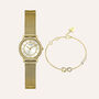 Combo Orologio Al Quarzo Guess Melody Jubs01537jwygs
