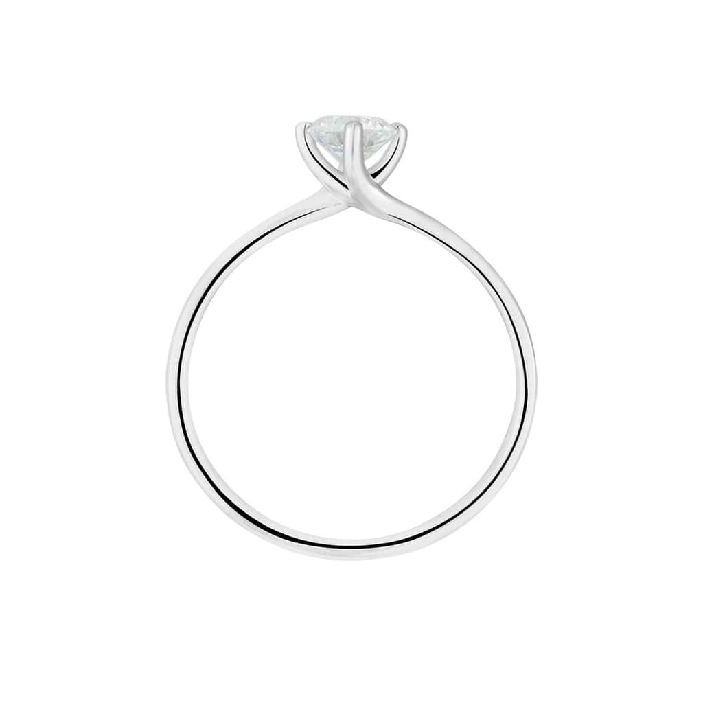 Anello Solitario Valentino Diamade Oro Bianco Diamante Lab-Grown - Anelli con Pietre Donna | Stroili