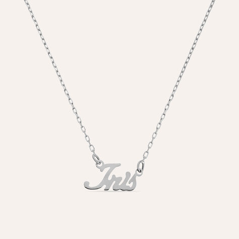 Collana Iris Gold Names Oro Bianco - Collane Unisex | Stroili