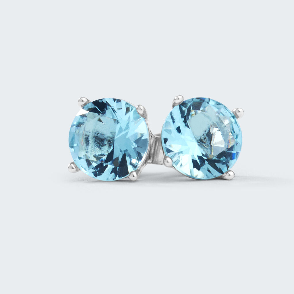 Orecchini Lobo Punto Luce Silver Rainbow Argento Rodiato Cubic Zirconia - Orecchini a Lobo Donna | Stroili