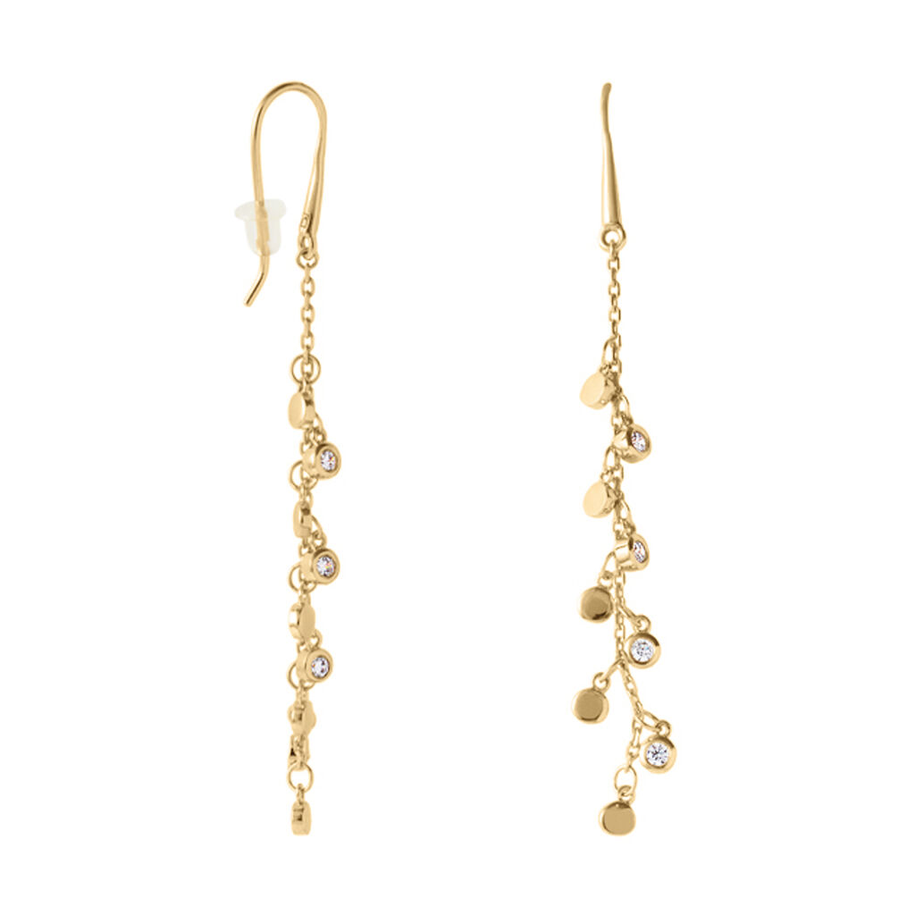 Orecchini Pendenti Golden Dream Placcato Oro Giallo Cubic Zirconia - Orecchini Pendenti Donna | Stroili