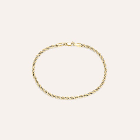 Bracciale Catena Colette Oro Bicolore Giallo / Bianco - Bracciali Donna | Stroili