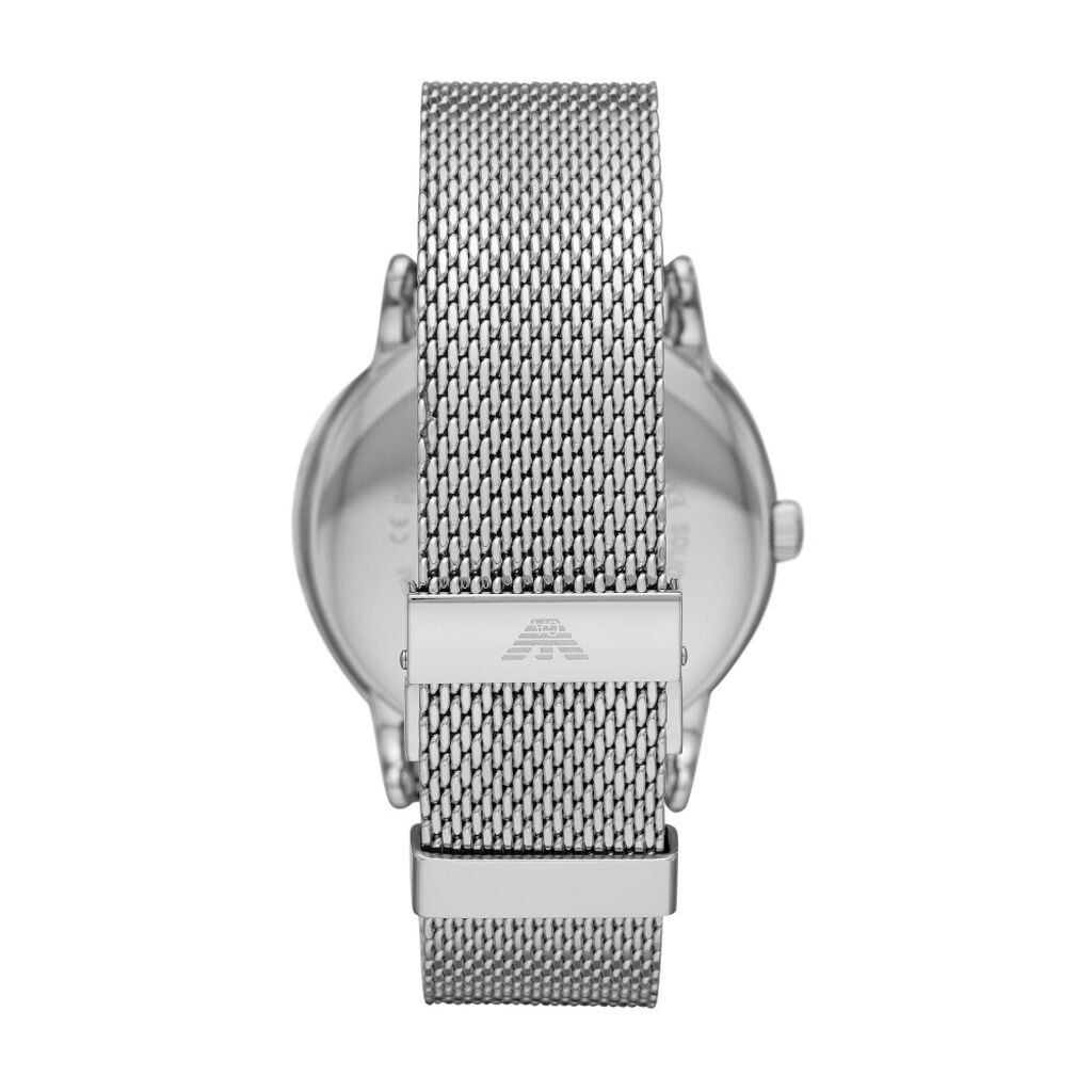 Orologio solo tempo cinturino mesh e cassa in acciaio
