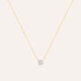 Collana Punto Luce Claire Oro Giallo Cubic Zirconia