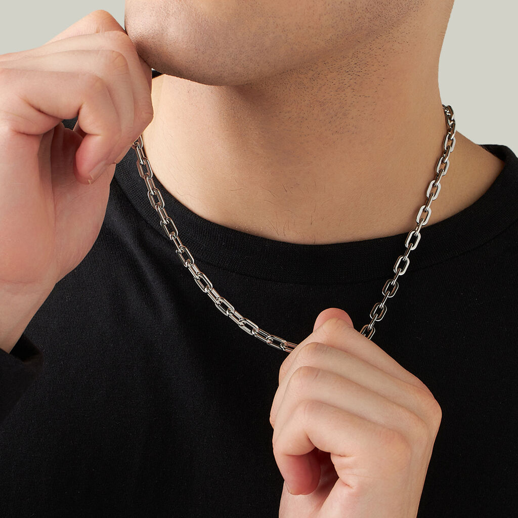 Catena Man Code Acciaio - Collane Catena Uomo | Stroili