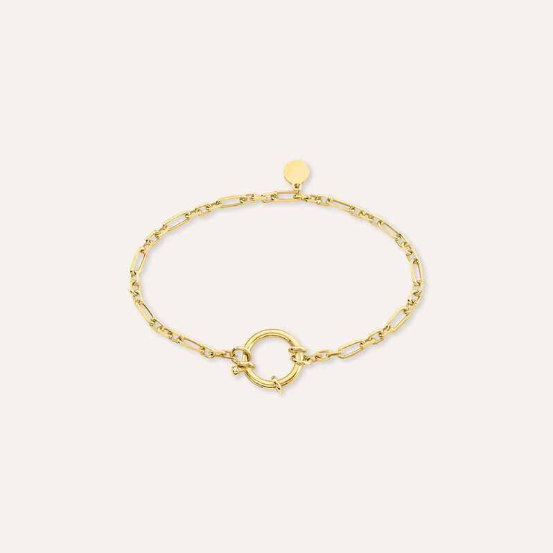 Bracciale Catena Love Beats Argento Dorato - Bracciali Unisex | Stroili