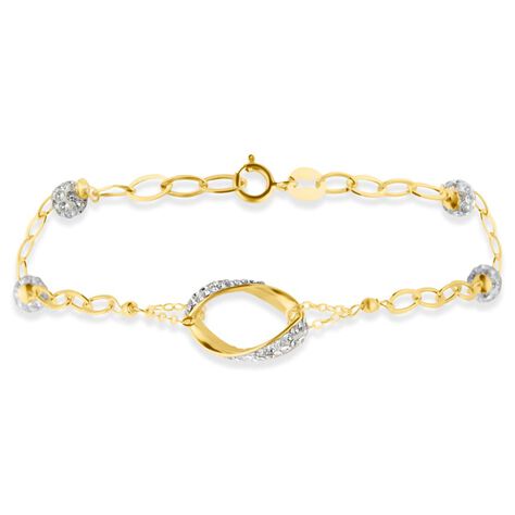 Bracciale Crystal Gold Oro Giallo Cristallo - Bracciali Donna | Stroili