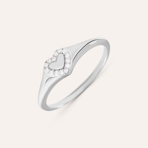 Anello Fantasia Silver Shine Argento Rodiato Cubic Zirconia - Anelli con Pietre Donna | Stroili