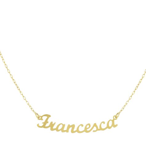Collana Name Oro Giallo - Collane Donna | Stroili